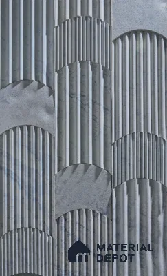 Cosmic Flutes Satuario WL 00431 Concrete Panel 2.5 ft x 1.25 ft - 30 mm