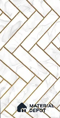 TL 12856 Rislet Multi 15 Decor 2 ft x 1 ft Glossy Finish Glass Highlighter Ceramic Wall Tile - 9 mm 