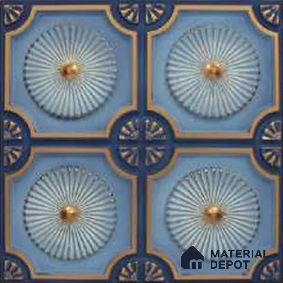 106 Golden Swan 2 ft x 2 ft Decorative Ceiling Tile - 6 mm