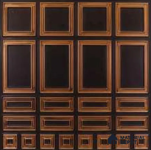 335 Antique Copper 2 ft x 2 ft Decorative Ceiling Tile - 6 mm
