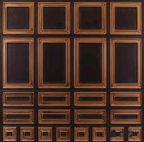 335 Antique Copper 2 ft x 2 ft Decorative Ceiling Tile - 6 mm
