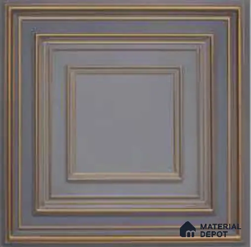 222 Royal Gray 2 ft x 2 ft Decorative Ceiling Tile - 6 mm