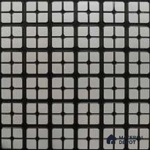 319 Antiq Silver 2 ft x 2 ft Decorative Ceiling Tile - 6 mm
