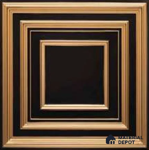 222 Gold Mine 2 ft x 2 ft Decorative Ceiling Tile - 6 mm