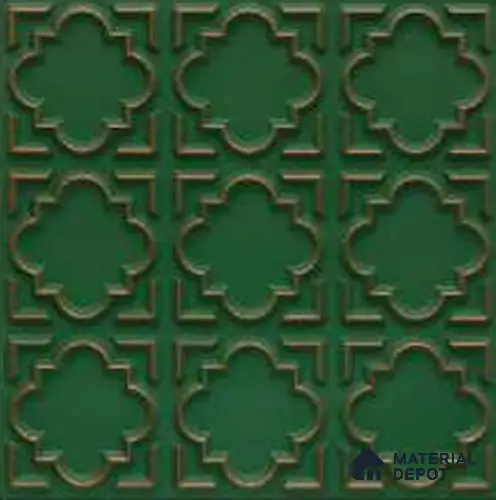 142 Patina Deep And Dark 2 ft x 2 ft Decorative Ceiling Tile - 6 mm