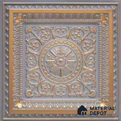 223 Royal Grey 2 ft x 2 ft Decorative Ceiling Tile - 6 mm