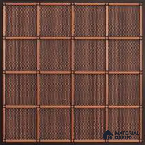 339 Antique Copper 2 ft x 2 ft Decorative Ceiling Tile - 6 mm