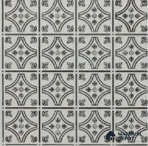 345 Antique Mocha 2 ft x 2 ft Decorative Ceiling Tile - 6 mm