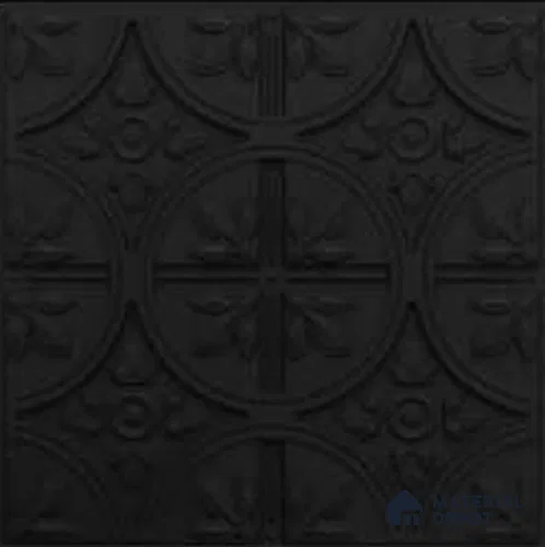 340 Black 2 ft x 2 ft Decorative Ceiling Tile - 6 mm
