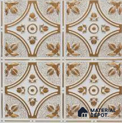340 Antique White 2 ft x 2 ft Decorative Ceiling Tile - 6 mm