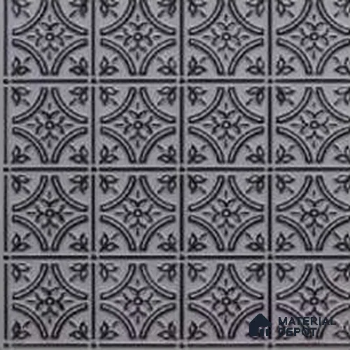 150 Royal Black 2 ft x 2 ft Decorative Ceiling Tile - 6 mm