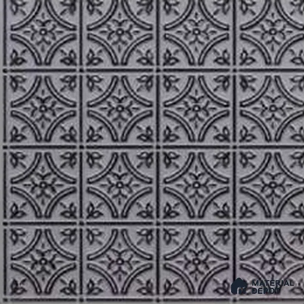 150 Royal Black 2 ft x 2 ft Decorative Ceiling Tile - 6 mm