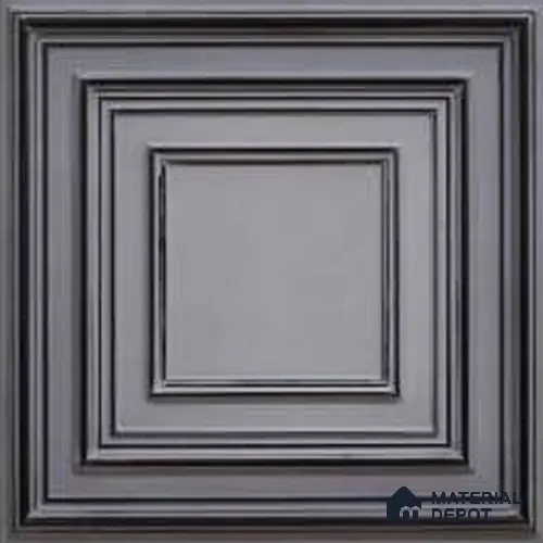 222 Royal Black 2 ft x 2 ft Decorative Ceiling Tile - 6 mm