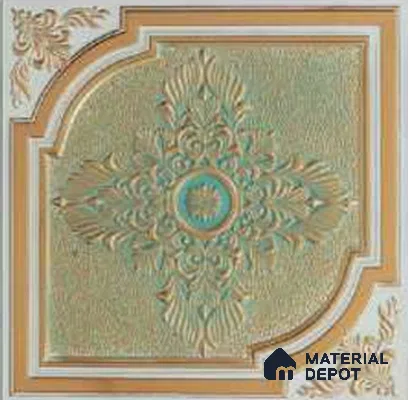 280 Arabian Green 2 ft x 2 ft Decorative Ceiling Tile - 6 mm