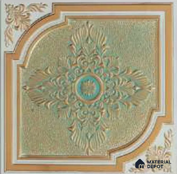 280 Arabian Green 2 ft x 2 ft Decorative Ceiling Tile - 6 mm