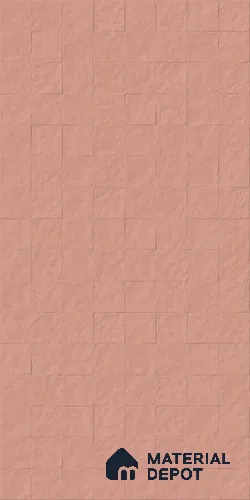 Full Body Zellige Punch Wall Tile TL 13221 BR Clay Rose 2 ft x 4 ft Matte Finish Porcelain Tile - 9 mm | Suitable for Dining