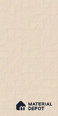 Full Body Plain Floor & Wall Tile TL 13221 AL Almond Dune 2 ft x 4 ft Matte Finish Porcelain Tile - 9 mm | Suitable for Living Room, Bedroom & Bathroom