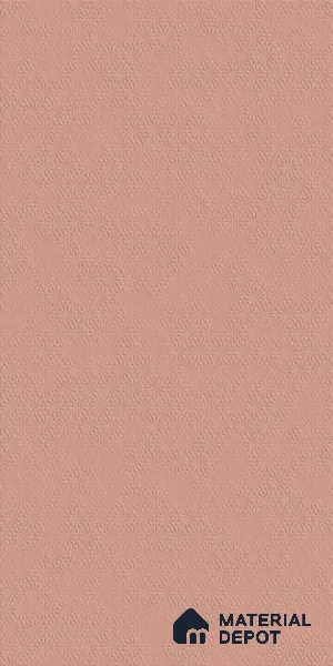 Full Body Clover Punch Wall Tile TL 13221 BS Clay Rose 2 ft x 4 ft Matte Finish Porcelain Tile - 9 mm | Suitable for Dining