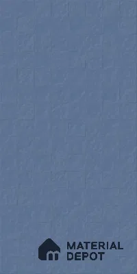 Full Body Zellige Punch Wall Tile TL 13221 BZ Blue Slate 2 ft x 4 ft Matte Finish Porcelain Tile - 9 mm | Suitable for Dining