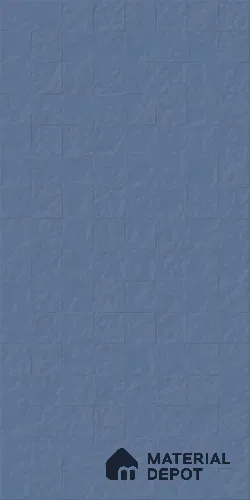 Full Body Zellige Punch Wall Tile TL 13221 BZ Blue Slate 2 ft x 4 ft Matte Finish Porcelain Tile - 9 mm | Suitable for Dining