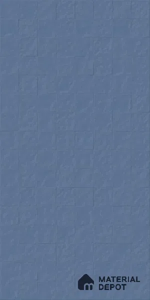 Full Body Zellige Punch Wall Tile TL 13221 BZ Blue Slate 2 ft x 4 ft Matte Finish Porcelain Tile - 9 mm | Suitable for Dining