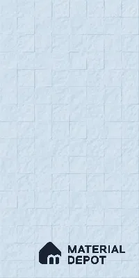 Full Body Zellige Punch Wall Tile TL 13221 BV Powder Sky 2 ft x 4 ft Matte Finish Porcelain Tile - 9 mm | Suitable for Bathroom