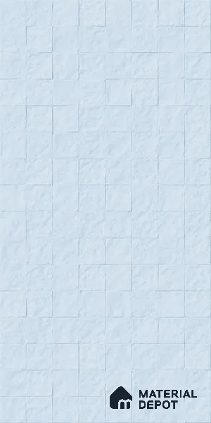 Full Body Zellige Punch Wall Tile TL 13221 BV Powder Sky 2 ft x 4 ft Matte Finish Porcelain Tile - 9 mm | Suitable for Bathroom