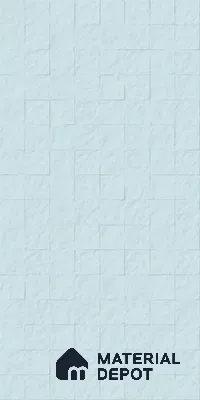 Full Body Zellige Punch Wall Tile TL 13221 CD Mint Breeze 2 ft x 4 ft Matte Finish Porcelain Tile - 9 mm | Suitable for Living Room, Foyer