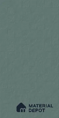 Full Body Zellige Punch Wall Tile TL 13221 CO Forest Teal 2 ft x 4 ft Matte Finish Porcelain Tile - 9 mm | Suitable for Dining