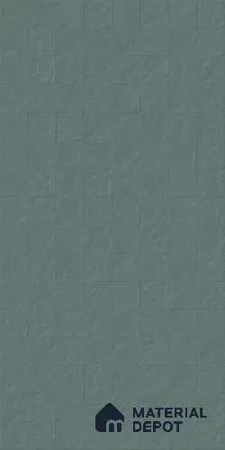 Full Body Zellige Punch Wall Tile TL 13221 CO Forest Teal 2 ft x 4 ft Matte Finish Porcelain Tile - 9 mm | Suitable for Dining