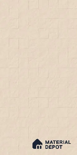 Full Body Zellige Punch Wall Tile TL 13221 AN Almond Dune 2 ft x 4 ft Matte Finish Porcelain Tile - 9 mm | Suitable for Patio