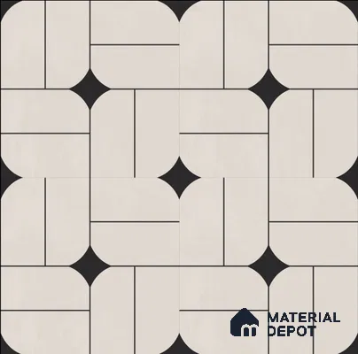 Patterned Tile TL 11928  2 ft x 2 ft Vitrified Carving Finish Tile - 9 mm