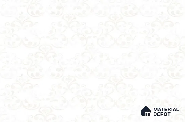 TL 08299 White Light 1.5 ft x 1 ft Glossy Finish Ceramic Wall Tile - 7.5 mm