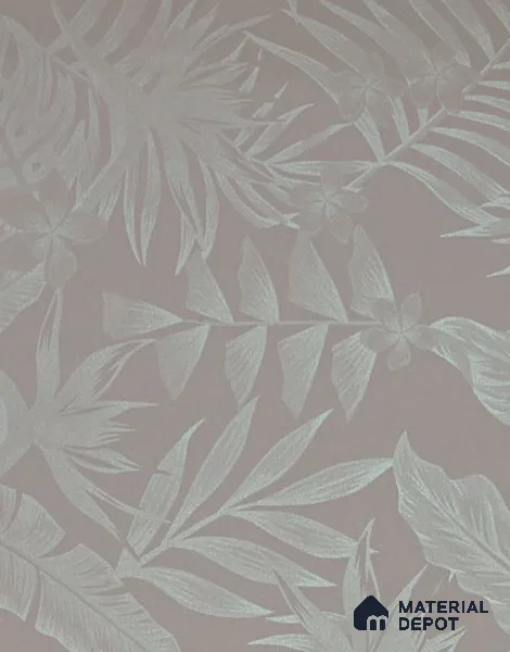 Patterned Look LM 21106 B Satin Botanical Leaf Marble High Gloss Finish 8 ft x 4 ft Decorative Laminate - 1 mm | Suitable for Bedroom, TV Unit, Wardrobe