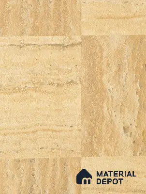 Stone Look LM 21111 B Sienna Matrix Lime Stone Texture Finish 8 ft x 4 ft Decorative Laminate - 1 mm | Suitable for TV Unit, Wardrobe, Kitchen Cabinets