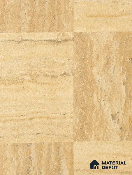 Stone Look LM 21111 B Sienna Matrix Lime Stone Texture Finish 8 ft x 4 ft Decorative Laminate - 1 mm | Suitable for TV Unit, Wardrobe, Kitchen Cabinets