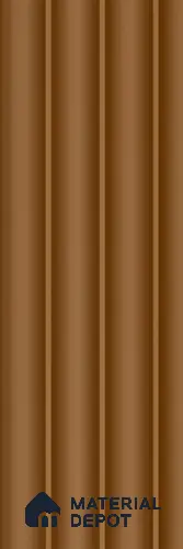Brown Plain Colour Louver PN 05581 8 ft x 5 inch Charcoal Panel - 12 mm | Suitable for Feature Wall, TV Unit & Living Room | Width is Subjected to 5% Variation