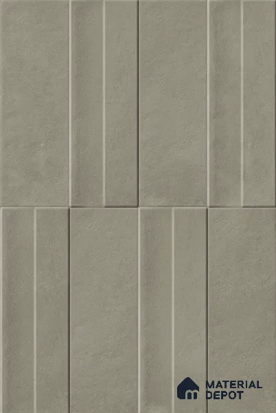 Subway Wall Tile TL 12642 H Wave Silva Base 225 x 75 mm Matte Finish Ceramic Tile - 10 mm