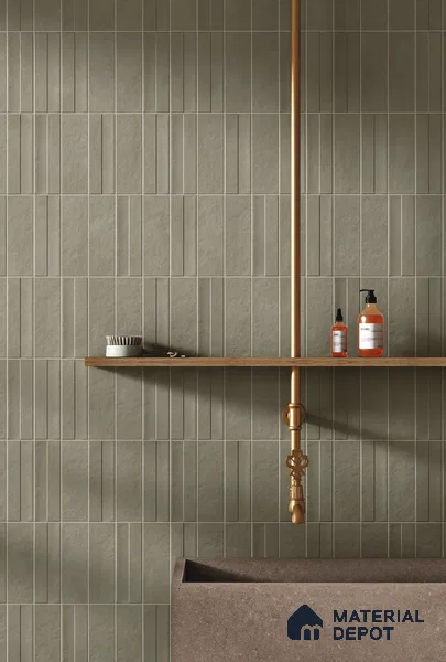 Subway Wall Tile TL 12642 H Wave Silva Base 225 x 75 mm Matte Finish Ceramic Tile - 10 mm