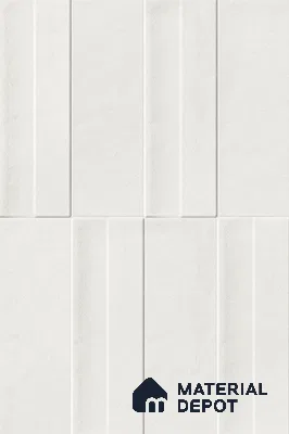 Subway Wall Tile TL 12642 O Wave Pearl Decor 225 x 75 mm Matte Finish Ceramic Tile - 10 mm