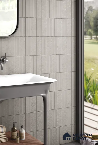 Subway Wall Tile TL 12642 E Wave Midnight Base 225 x 75 mm Matte Finish Ceramic Tile - 10 mm