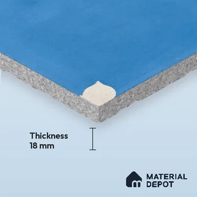 Athangudi Moroccan Floor Tile TL 10876 Pearl Finish 254 x 254 mm Center Concrete Tile - 18 mm