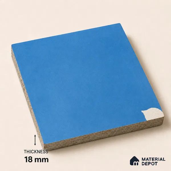 Athangudi Handmade Center Tile TL 10876 Azure Petite Bloom 10 x 10 inch Concrete Pearl Finish - 18 mm | Suitable for Indoor Flooring in Living Room, Bedroom, Dining Area & Foyer