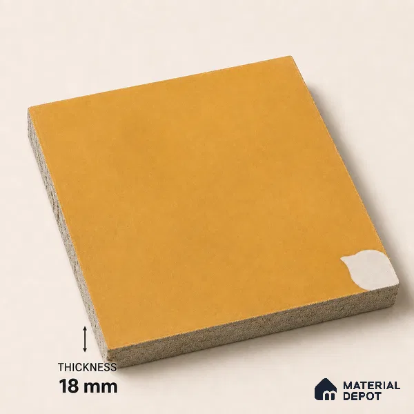 Athangudi Handmade Center Tile TL 10876 B Amber Petite Bloom 10 x 10 inch Concrete Pearl Finish - 18 mm | Suitable for Indoor Flooring in Living Room, Bedroom, Dining Area & Foyer
