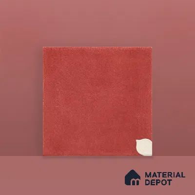 Athangudi Handmade Center Tile TL 10876 C Terracotta Petite Bloom 10 x 10 inch Concrete Pearl Finish - 18 mm | Suitable for Indoor Flooring in Living Room, Bedroom, Dining Area & Foyer