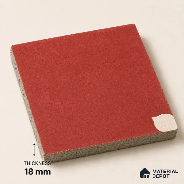 Athangudi Handmade Center Tile TL 10876 C Terracotta Petite Bloom 10 x 10 inch Concrete Pearl Finish - 18 mm | Suitable for Indoor Flooring in Living Room, Bedroom, Dining Area & Foyer