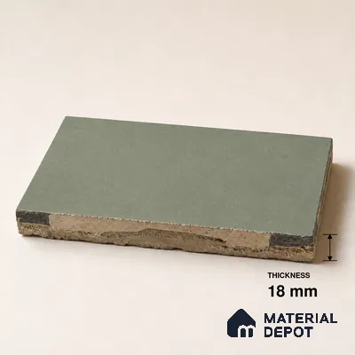 Athangudi Handmade Border Tile TL 10879 E Charcoal Diamond Chain 10 x 5 inch Concrete Pearl Finish - 18 mm | Suitable for Decorative Floor Borders in Living Room, Bedroom, Dining Area & Foyer