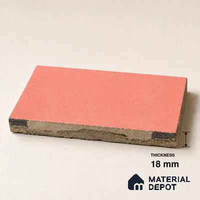 Athangudi Handmade Border Tile TL 10879 F Blush Diamond Chain 10 x 5 inch Concrete Pearl Finish - 18 mm | Suitable for Decorative Floor Borders in Living Room, Bedroom, Dining Area & Foyer