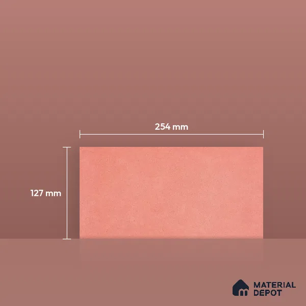 Athangudi Moroccan Floor Tile TL 10879 F Pearl Finish 127 x 254 mm Border Concrete Tile - 18 mm