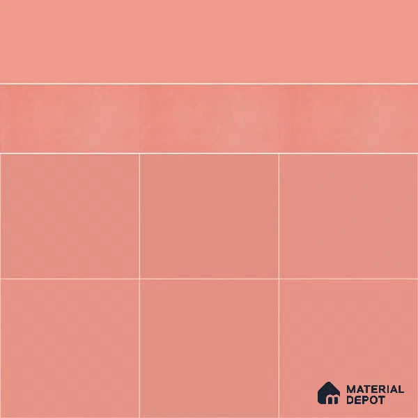 Athangudi Moroccan Floor Tile TL 10879 F Pearl Finish 127 x 254 mm Border Concrete Tile - 18 mm